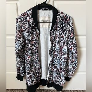 Paisley Abercrombie & Fitch Bomber Jacket